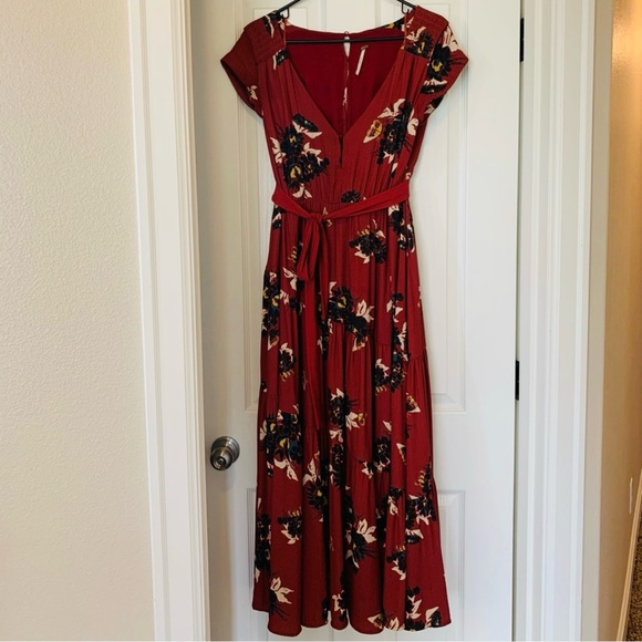 HP! X2 ✨ Floral Midi Free People Dress “All I Got” - Picture 4 of 9